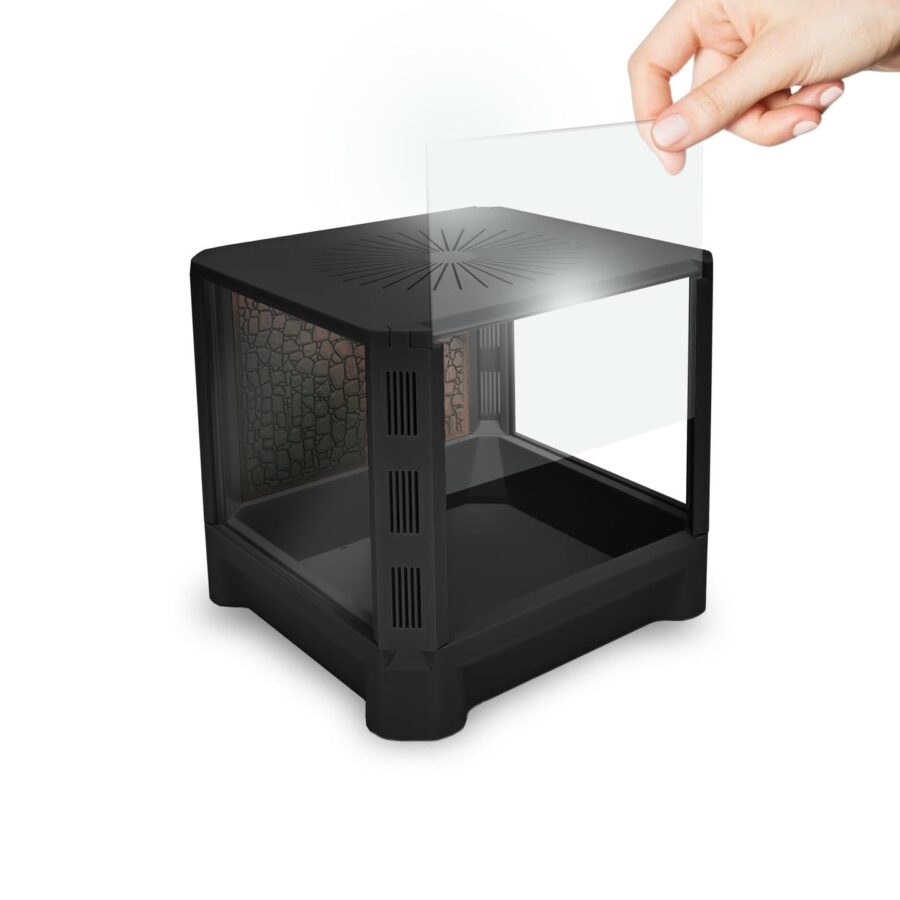 Terrarium Terradise 15x15x15cm . Otwarcie w formie gilotyny